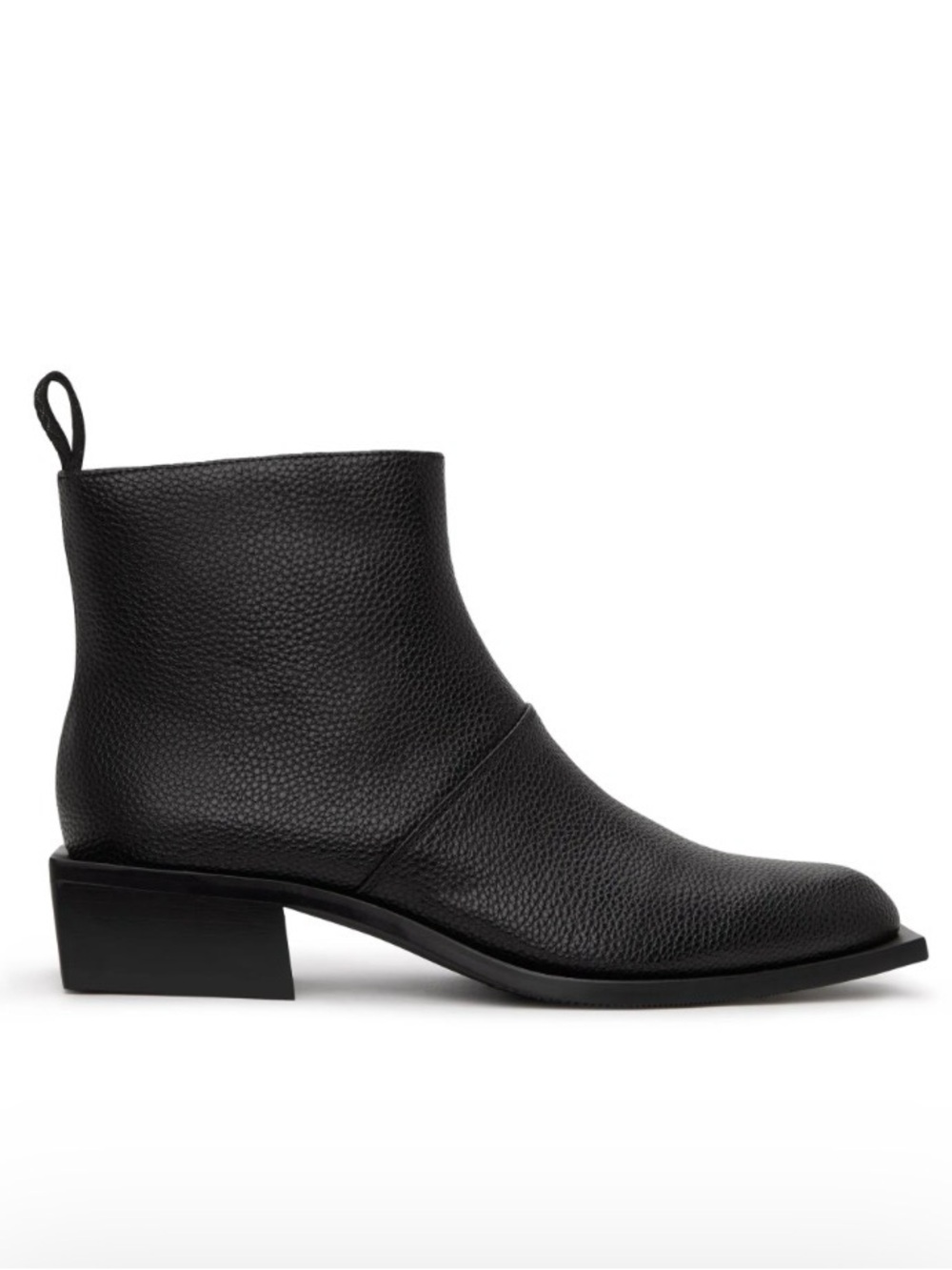 Matt & Nat Black Pebbled Leather Chukka Boots